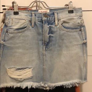 FRAME denim skirt